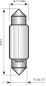 Preview: Sofittenlampe, 24 Volt 5W, C5W (5436)