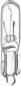 Preview: Anzeigenlampe mit Glass.24V/1,2W (1420)*