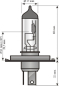 Preview: Halogen-Scheinwerferlampe, 12 Volt