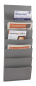 Preview: Planboard 6 FÃ¤cher A4 quer,  900 x 340 mm,