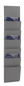 Preview: Planboard 6 FÃ¤cher A5 hoch,  900 x 200 mm,