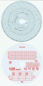 Diagrammscheiben Haug 125-24 Kombi