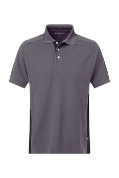 Poloshirt mit Kontrastflanken, 60% Baumwolle/ 40% Polyester