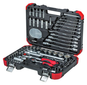 STECKSCHLÃœSSEL-SATZ 1/4" + 1/2" 92-TEILIG