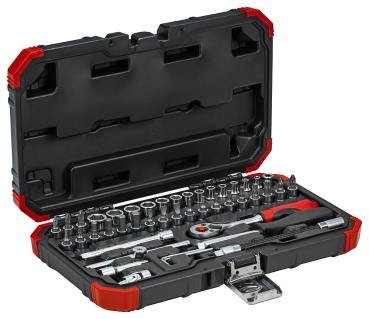 STECKSCHLÃœSSEL-SATZ 1/4" 46-teilig