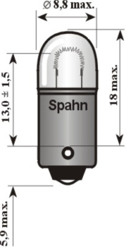 Anzeigenlampe, 24 V, 2W, - (4502)