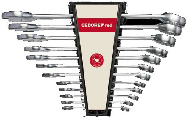 Ring-MaulschlÃ¼ssel-Satz 12-teilig im Halter