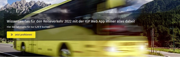 Wissenswertes für den Reiseverkehr APP
