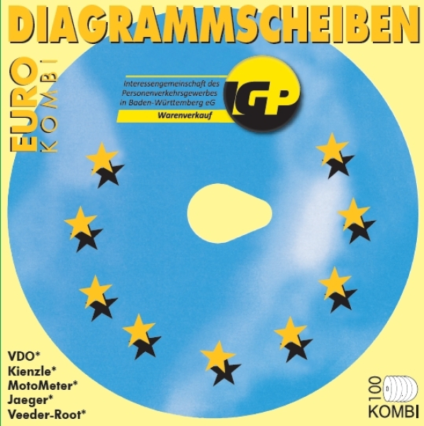 Diagrammscheiben IGP/Haug 125-24 3300 Kombi