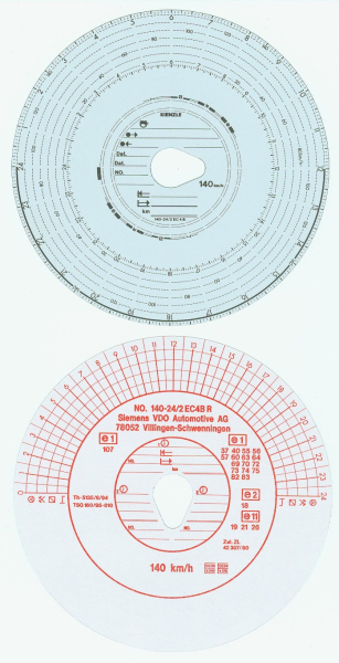 Diagrammscheiben Kienzle 140-24/2EC4B