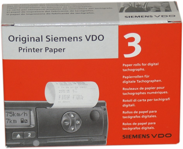 Thermopapier fÃ¼r VDO-Digital-Tachograph