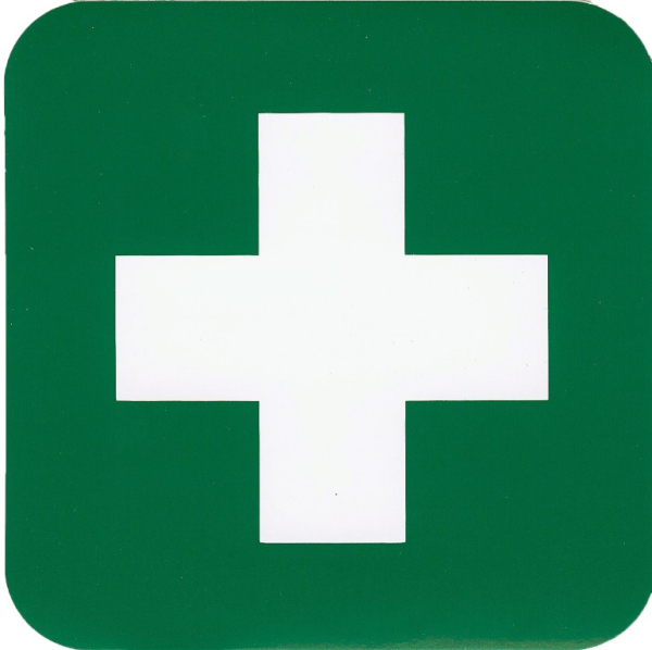 Hinweisschild -Verbandskasten- 13 x 13cm