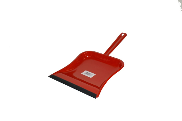 Kehrschaufel Metall m. Gummilippe