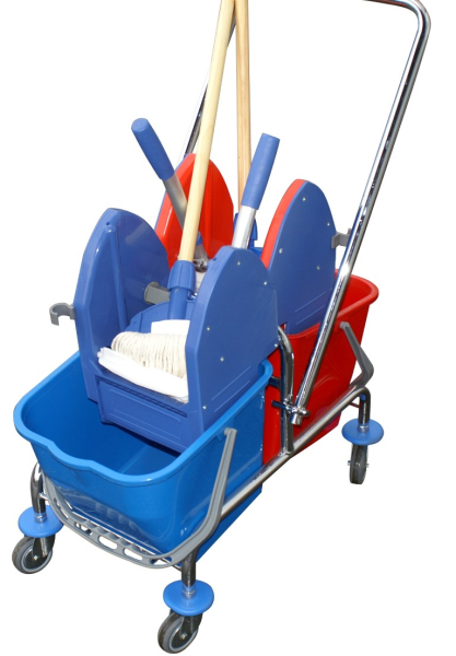 Putzwagen Profi, 2 Eimer 2x25 ltr.