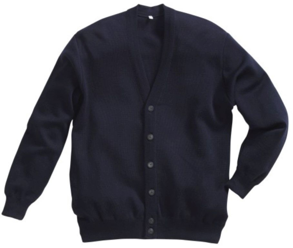 Cardigan-Strickjacke, marine