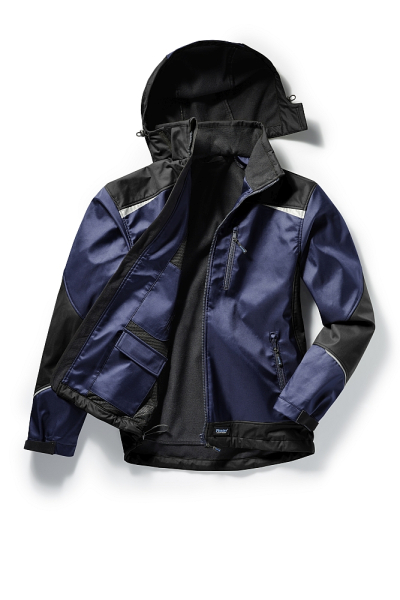 Softshelljacke marine/schwarz