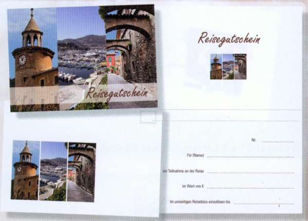Reisegutschein-Set "Italia"