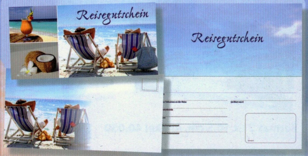 Reisegutschein-Set "Strand"