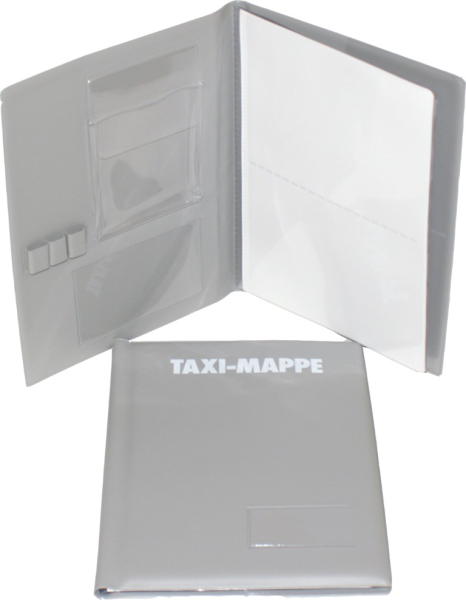 Taxifahrer-Mappe DIN A 5,KS-hellgrau