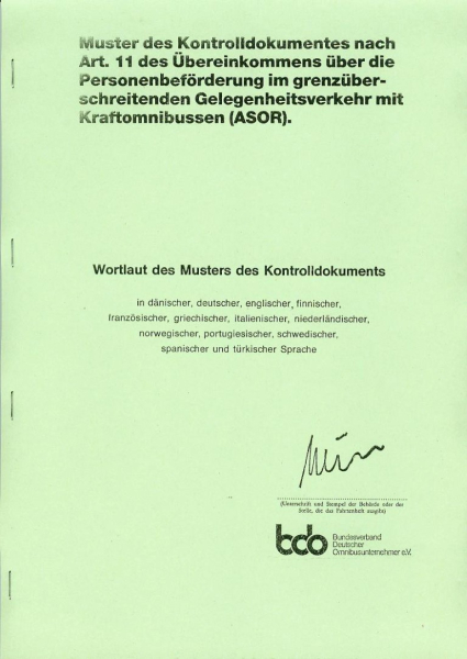 Beiheft zum ASOR-Fahrtenheft