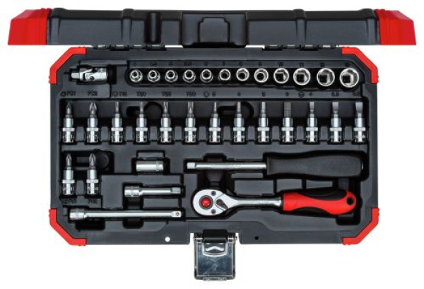 STECKSCHLÃœSSEL-SATZ 1/4" 33-TEILIG