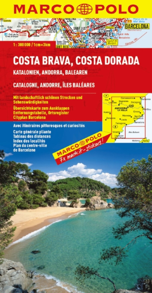 Costa Brava/Costa Dorada 1:300 000