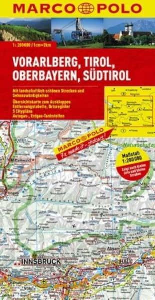 Marco Polo Karte Ã–sterreich Blatt 3