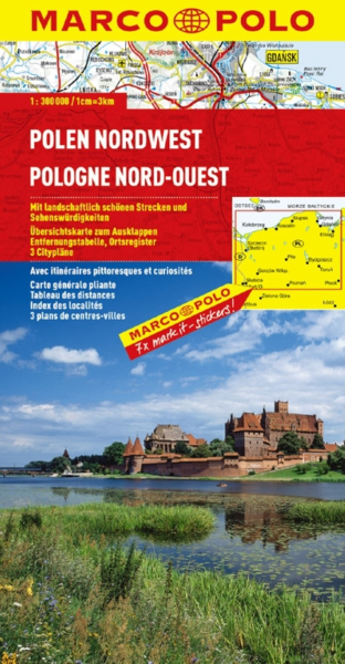 Marco Polo Karte Polen Nord