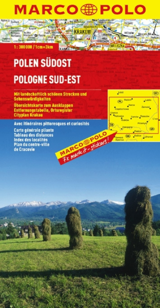 Marco Polo Karte Polen SÃ¼dost