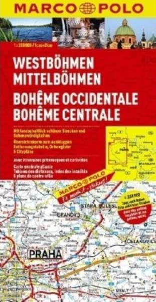 Marco Polo Karte Tschechien BÃ¶hmen