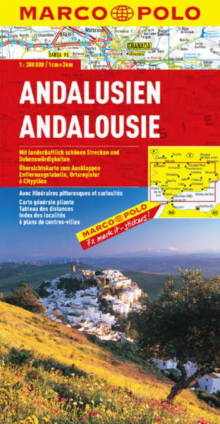 Marco Polo Karte Andalusien