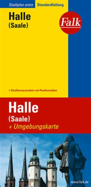Stadtplan Falk 267 Halle
