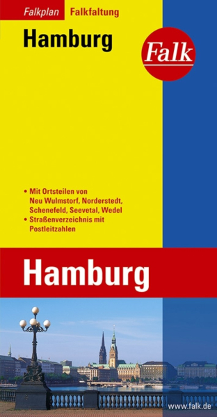Stadtplan Falk 105 Hamburg