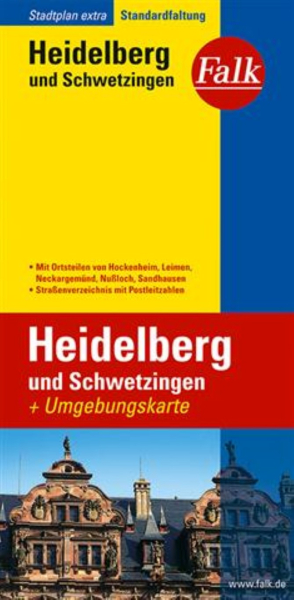 Stadtplan Falk 178 Heidelberg +