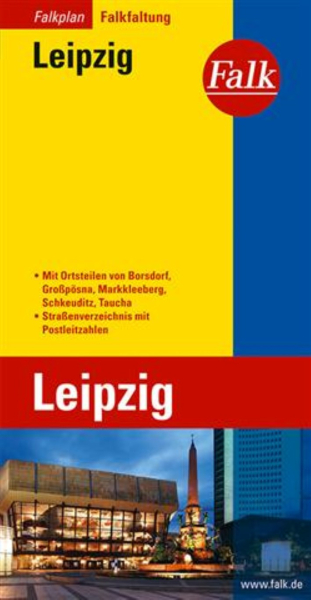 Stadtplan Falk 258 Leipzig