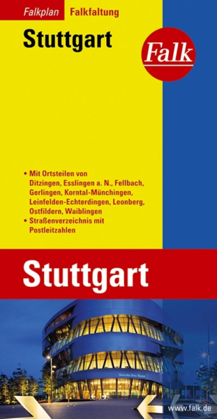 Stadtplan Falk 160 Stuttgart