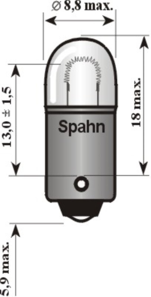 Anzeigenlampe, 24 V, 2W, - (4502)