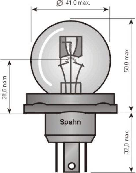 Halogen-Scheinwerferlampe, 12 Volt