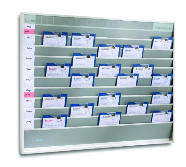 Werkstatt Plantafel A4, 6 Schienen