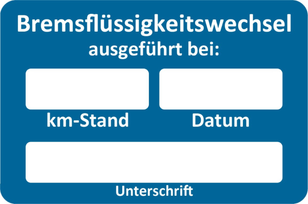 Kundendienstaufkleber Pack a` 250 StÃ¼ck