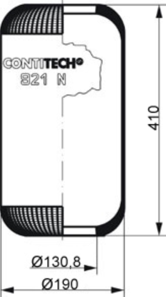 Luftfederbalg 921 N CONTI