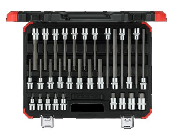 Satz SchraubendrehereinsÃ¤tze 1/2" IN, 30-teilig