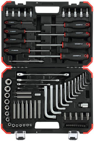 Schraubwerkzeugsatz TX 1/4" + 1/2", 75-teilig