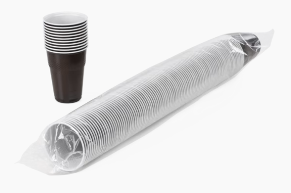 Thermobecher braun/ weiß  0,18 ltr. Karton 3000St.