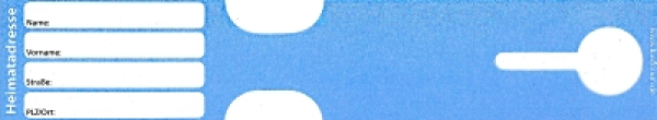 KofferanhÃ¤nger reiÃŸfest blau