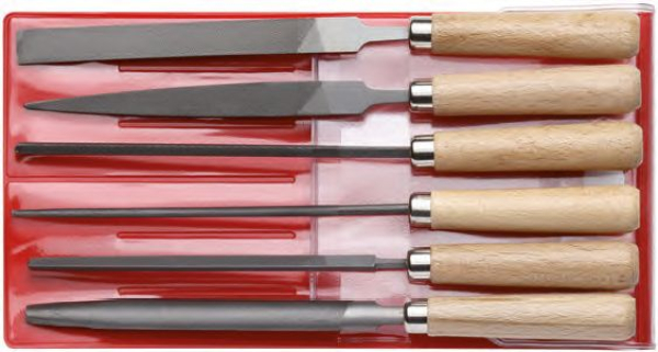 SCHLÃœSSELFEILEN-SATZ 6-teilig