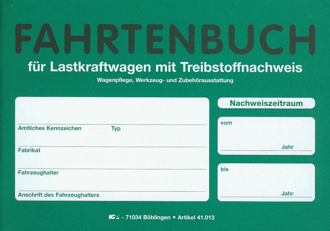Fahrtenbuch LKW