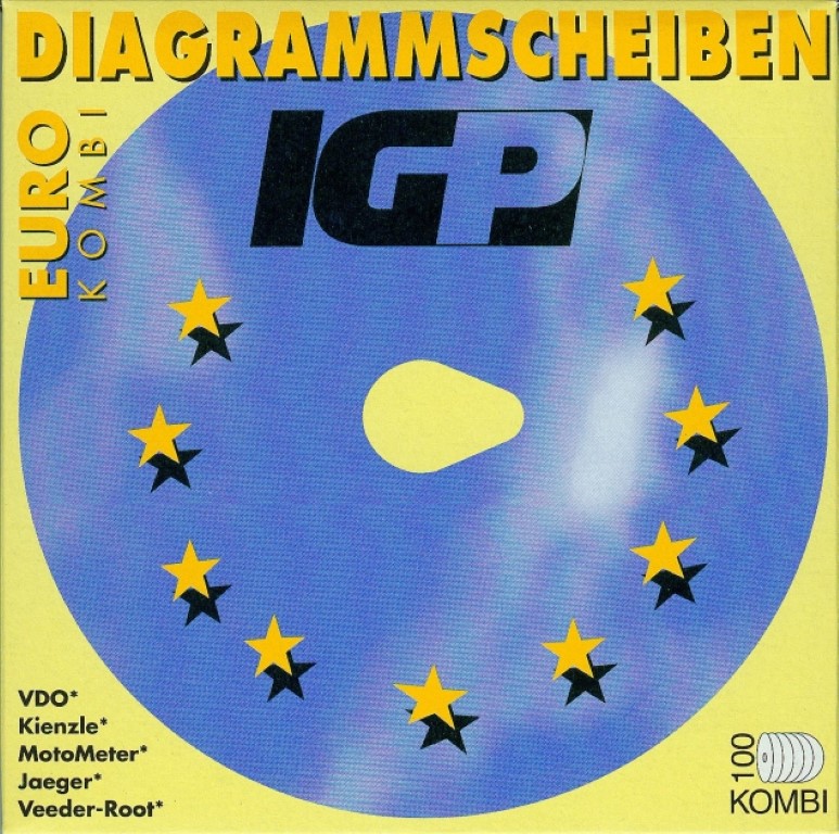 Diagrammscheiben IGP/Haug 125-24 3300 Kombi