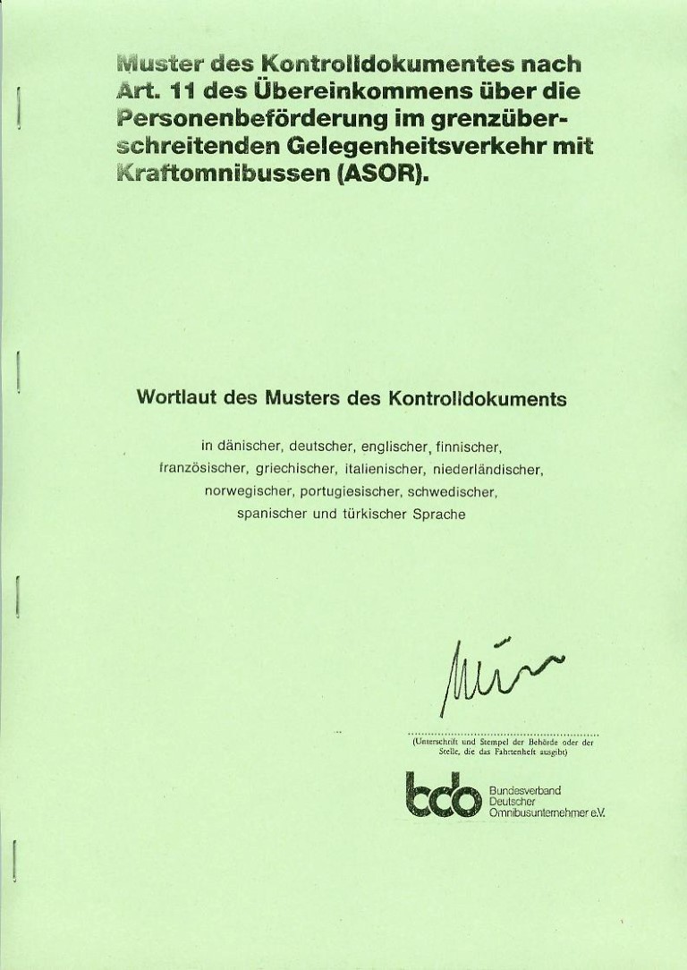 Beiheft zum ASOR-Fahrtenheft
